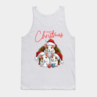 "Mice Merriment: A Whiskerful Christmas" Tank Top